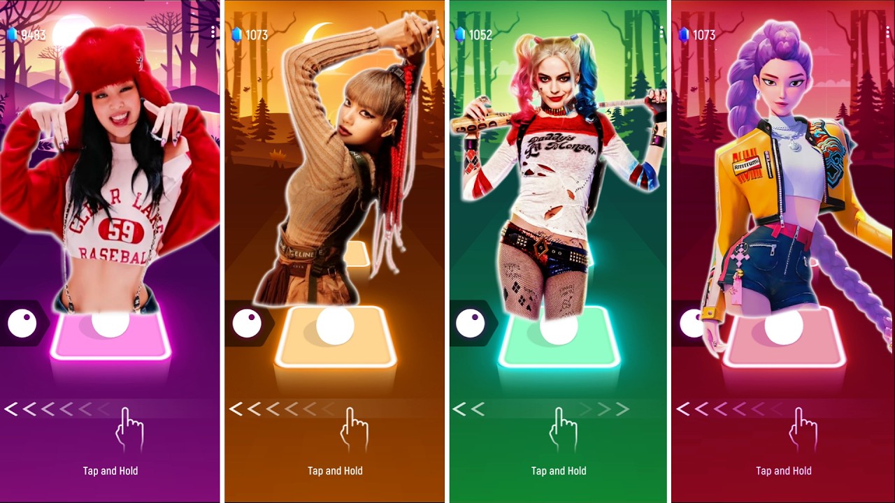 KPop Demon Hunters vs Jennie Solo and Jisoo Flower vs Lisa Money Blackpink Songs vs Harley Quinn