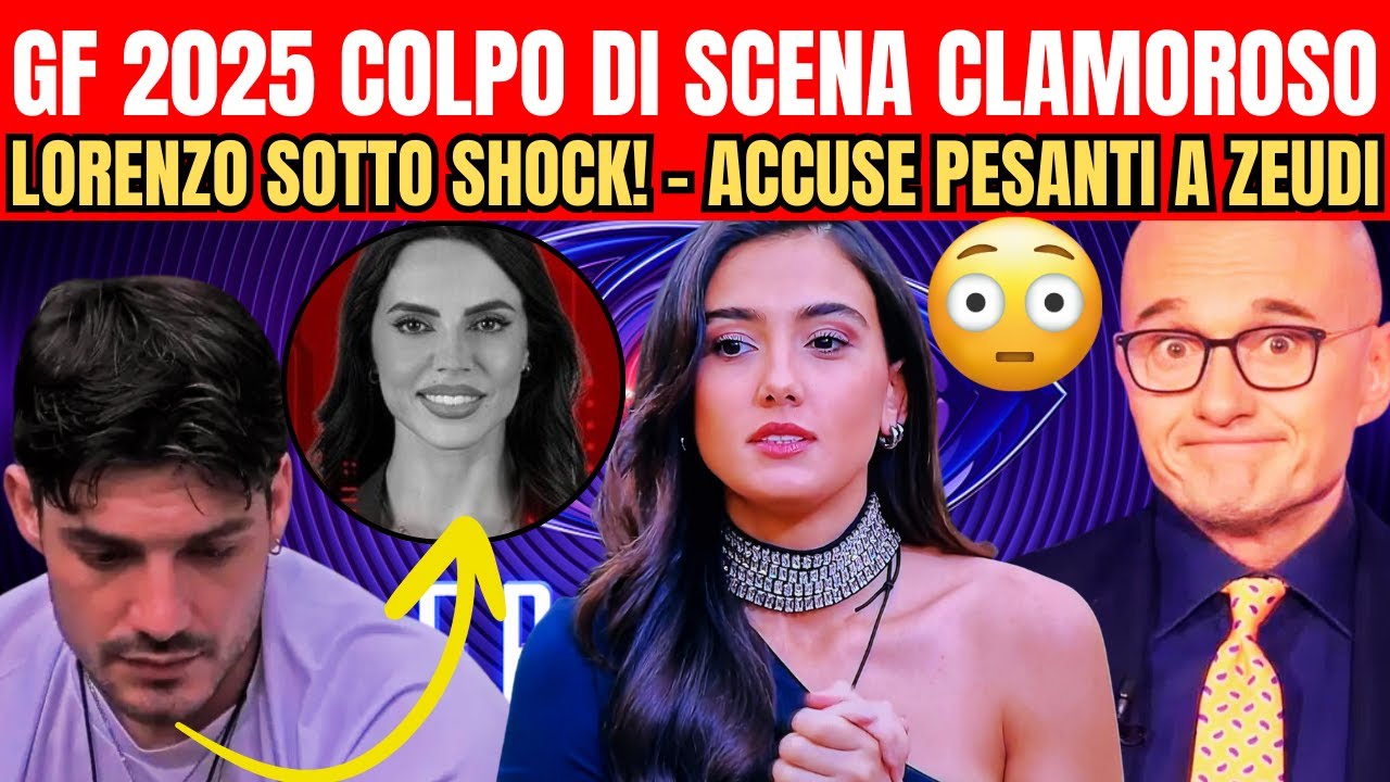 GF-VIP 2025 Caos Dopo la Diretta: Lorenzo Svela il Piano Nascosto di Zeudi!