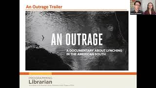 An Outrage: Hosting a Virtual Scholar-Led Screening and Discussion