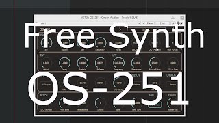 Free Synth-Onsen Audio OS-251 (no Talking)