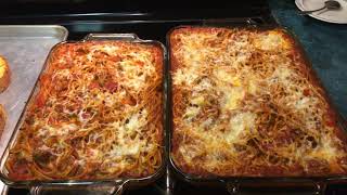 Baked spaghetti. #bakedspagetti#lostfootage#sogood