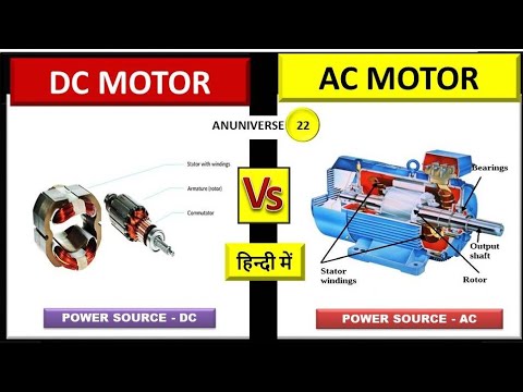 Dc Motor And Ac Motor Difference (हिन्दी में) - Anuniverse 22 - Youtube