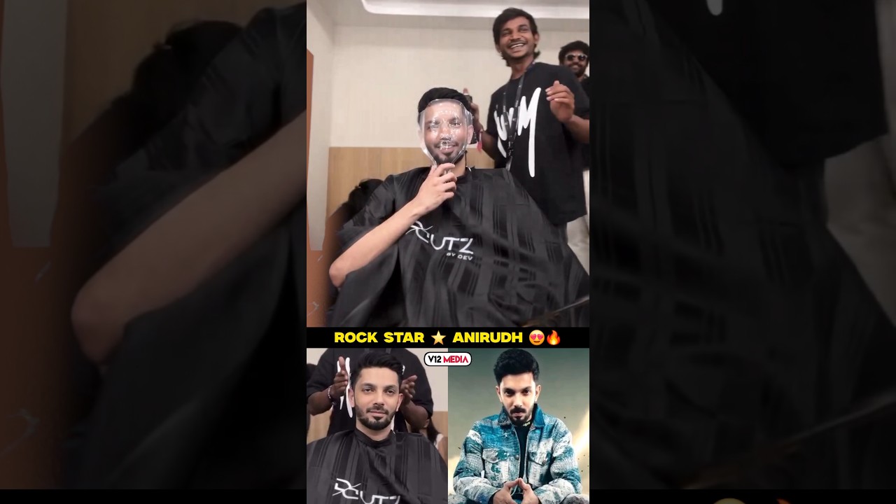 Anirudh Transformation 😍🔥 New Look ❤️👌 