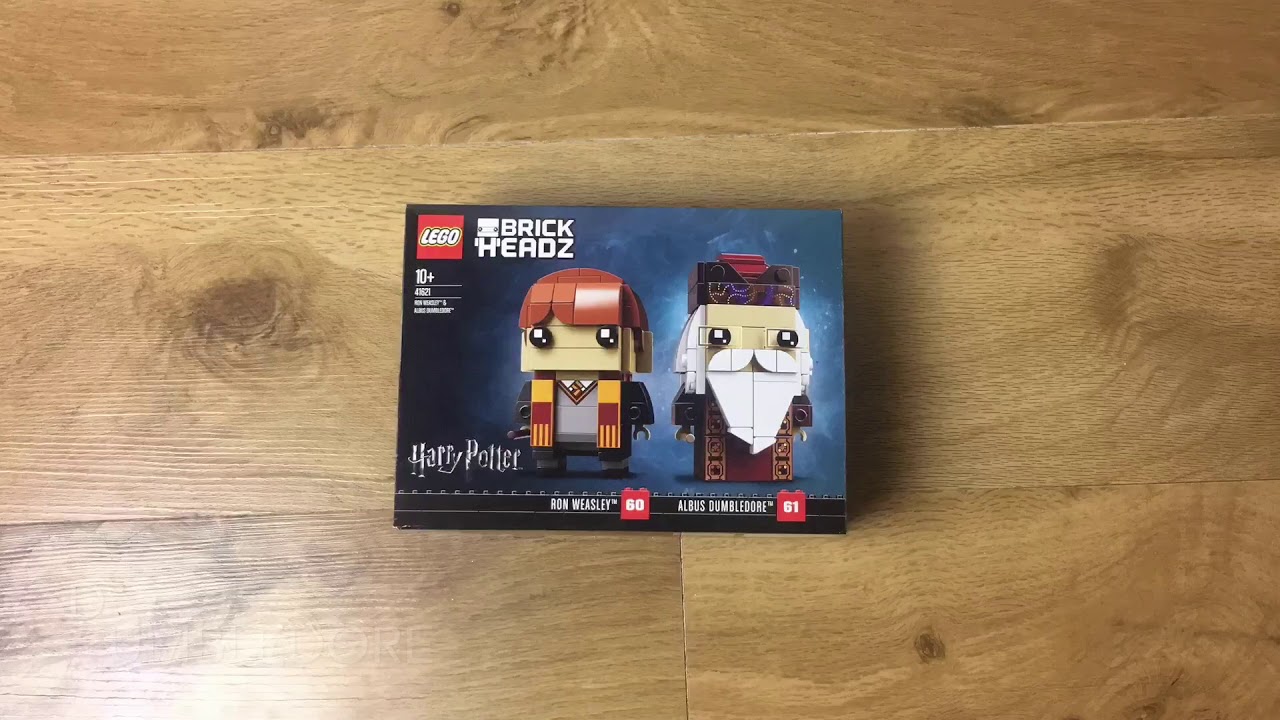 lego brickheadz ron and dumbledore