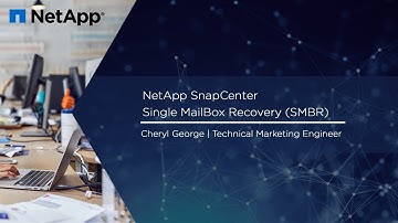 NetApp SnapCenter Single MailBox Recovery (SMBR)