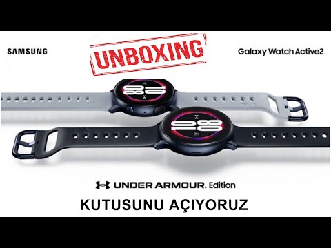 Samsung Galaxy Watch Active 2 Under Armour Edition Kutu Açılımı