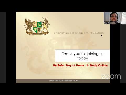 Notting Hill College Free Webinar