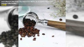 Homix Hibrew h11 Oster Cecotec Phico Brayer br1101 커피 머신 용 1 2 4 컵 바구니가있는 51mm Bottomless Coffee