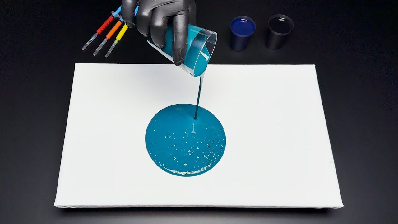 A beautiful acrylic painting using colored pencils🔥