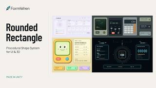 Rounded Rectangle - Procedural Shape System for UI & 3D
