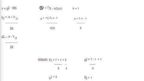 Solving an equation using Bhaskara Formula