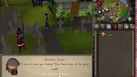 Old School Runescape Random Events: Drunken Dwarf