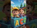 🎵 Kids Train ABCD Song | Children Learning Alphabet ABCD on Train 🚂 | Fun Cartoon Video #cartoon