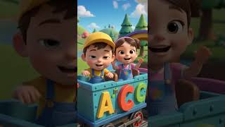 🎵 Kids Train ABCD Song | Children Learning Alphabet ABCD on Train 🚂 | Fun Cartoon Video #cartoon