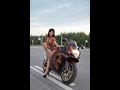 Знаменитая Питерская мотоциклистка Эмма/ The famous St. Petersburg's biker