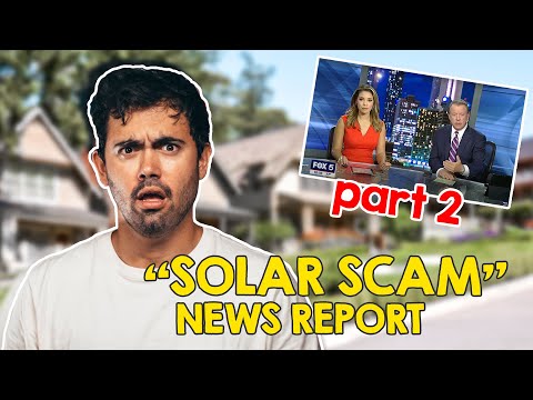 THE WOLF OF SOLAR REACTS *Part 2* to a Solar SCAM News report 2022