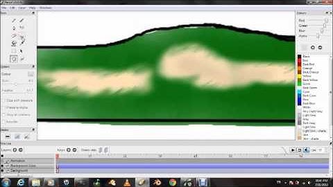DJS Pencil 2D Full Tutorial Pt 2 Background Layout
