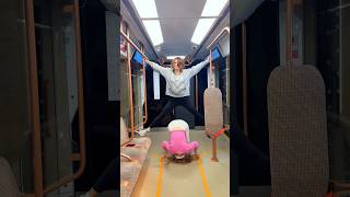 I taught a girl a lesson on the subway! #sports