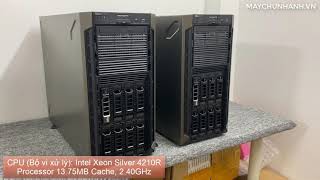 [maychunhanh.vn] Máy chủ Dell PowerEdge T440 Intel Xeon Silver 4210R SFF  HDD 3.5”inch