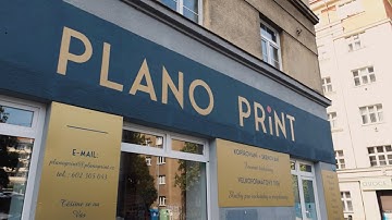 Plano print serves the most demanding architects, companies and residents of Žižkov