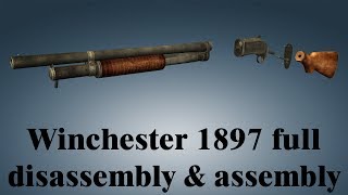 Winchester 1897: full disassembly & assembly