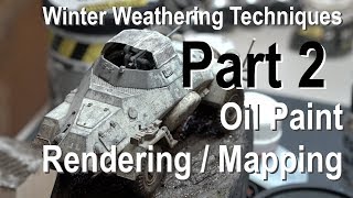 Plastic model Winter Weathering Part 2 - Rendering and Mapping Techniques