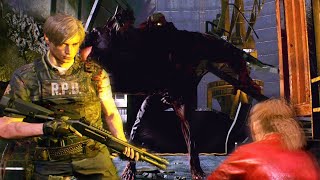 Resident Evil 2 The Movie - Claire and Leon Both Fight G2 (17/30)