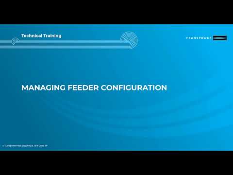 3 Auto Under Frequency Load Shedding (AUFLS) Portal Managing feeder configuration