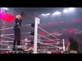 AJ Dressed As Kane With Mask WWE Raw 18 06 12 