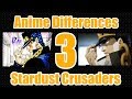 Jojo Anime & Manga Differences Part 3 - Stardust Crusaders