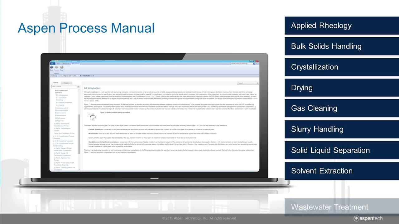 Aspen Process Manual Available in Aspen Plus - YouTube
