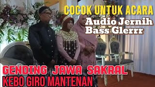 Download Lagu GENDING MANTEN PALING SAKRAL KEBO GIRO NO COPYRIGHT MP3