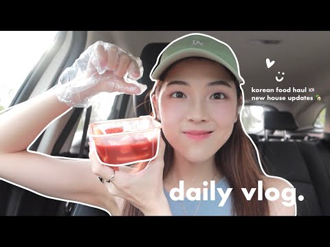 (eng) vlog 🇰🇷🥓 | korean grocery shopping (malaysia) 逛韩国超市 | night talk 终于买了第一间房子 ☁️🏠