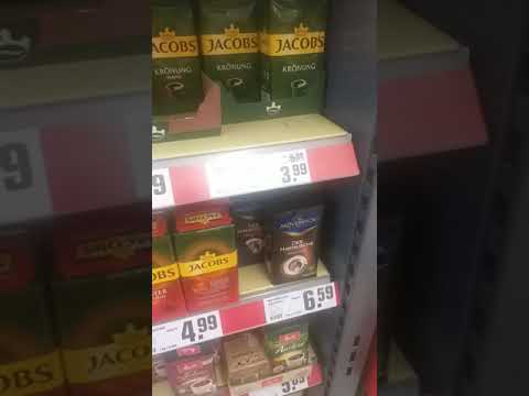 انواع القهوه في سوبر ماركت بالمانيا