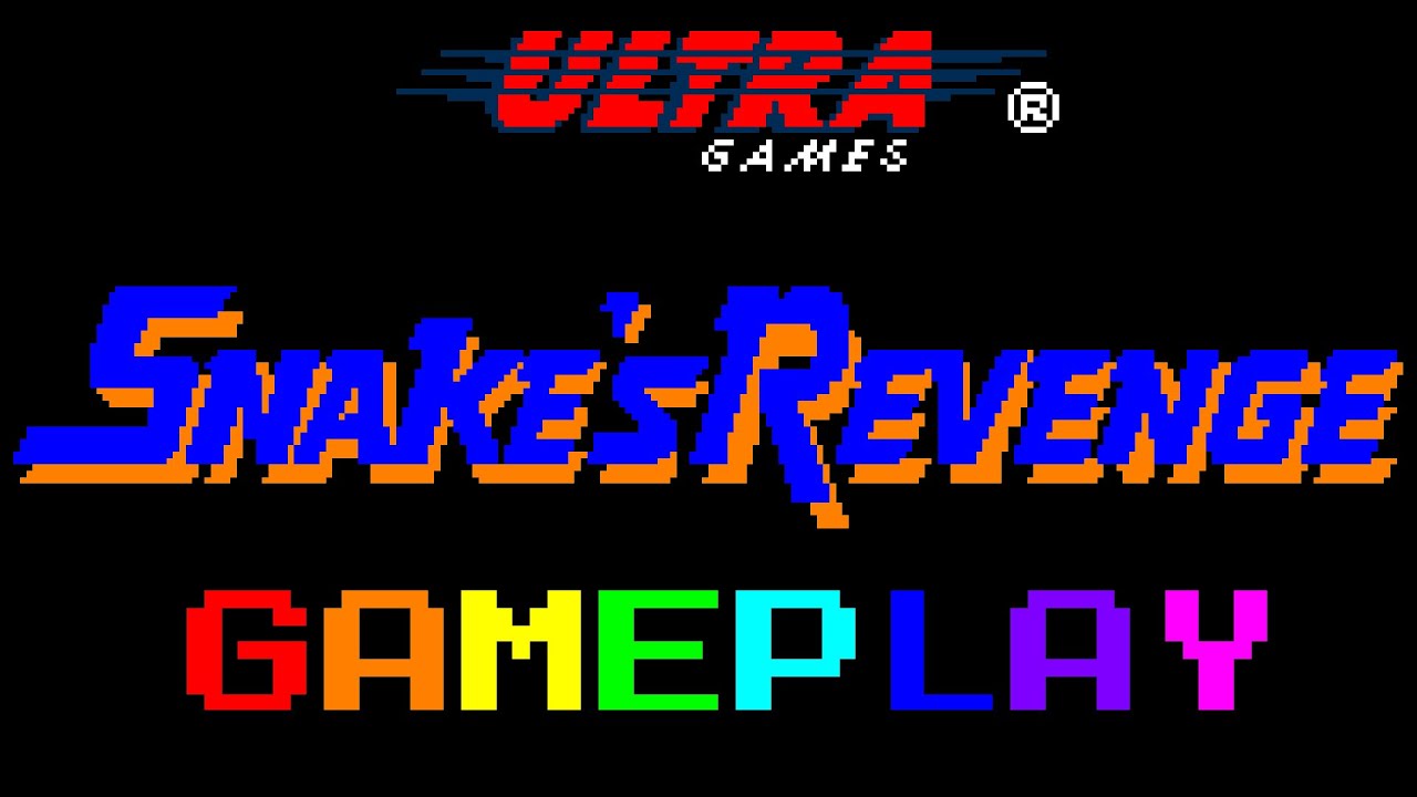 Ultra Games - Snake's Revenge 1990 NES Gameplay