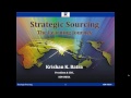 Webinar on Strategic Sourcing