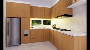 (Reupload) SketchUP Tutorial - Design Kitchen Set 2x3m + Enscape 2.5.2 | Desain Dapur Minimalis