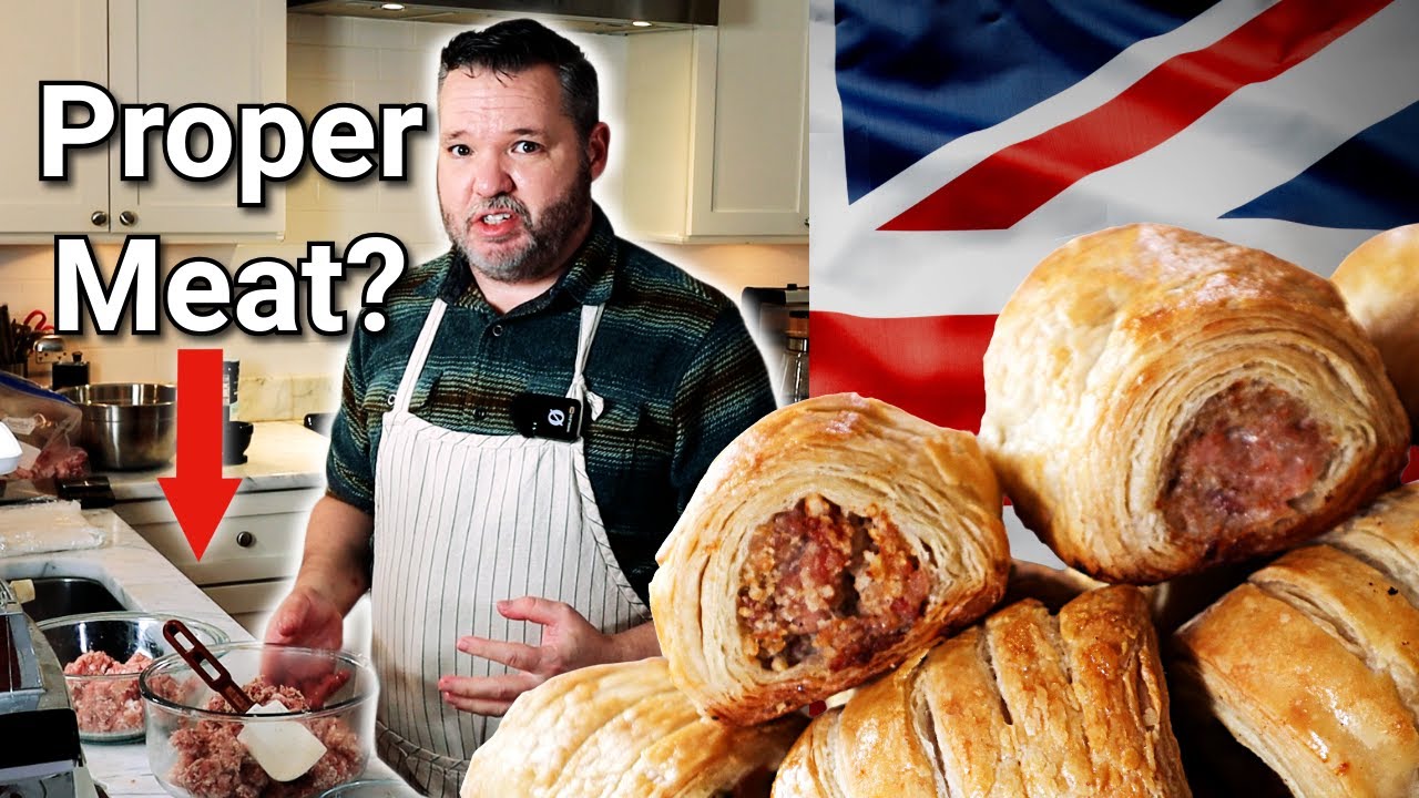 Американец пытается приготовить британские сосиски в тесте с нуля.