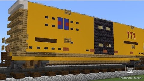 Minecraft TTX Boxcar Train Tutorial