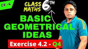 Q4 | Exercise 4.2 | Basic Geometrical Ideas | Chapter 4 | Class 6th | #kiranclass6 | Maths | NCERT