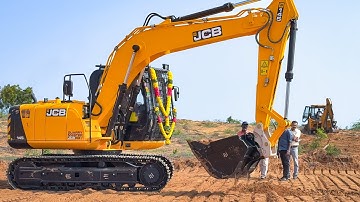 New JCB 145 Excavator Pooja First Time Working on Field in New ISRO project in Kulasekarapattinam