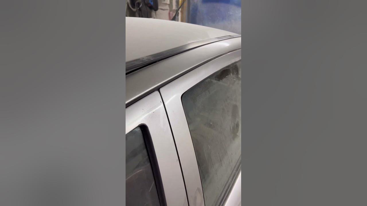 Покраска крыши и замена лобового стекла - Mitsubishi Outlander (3G), 2,4 л, 2017