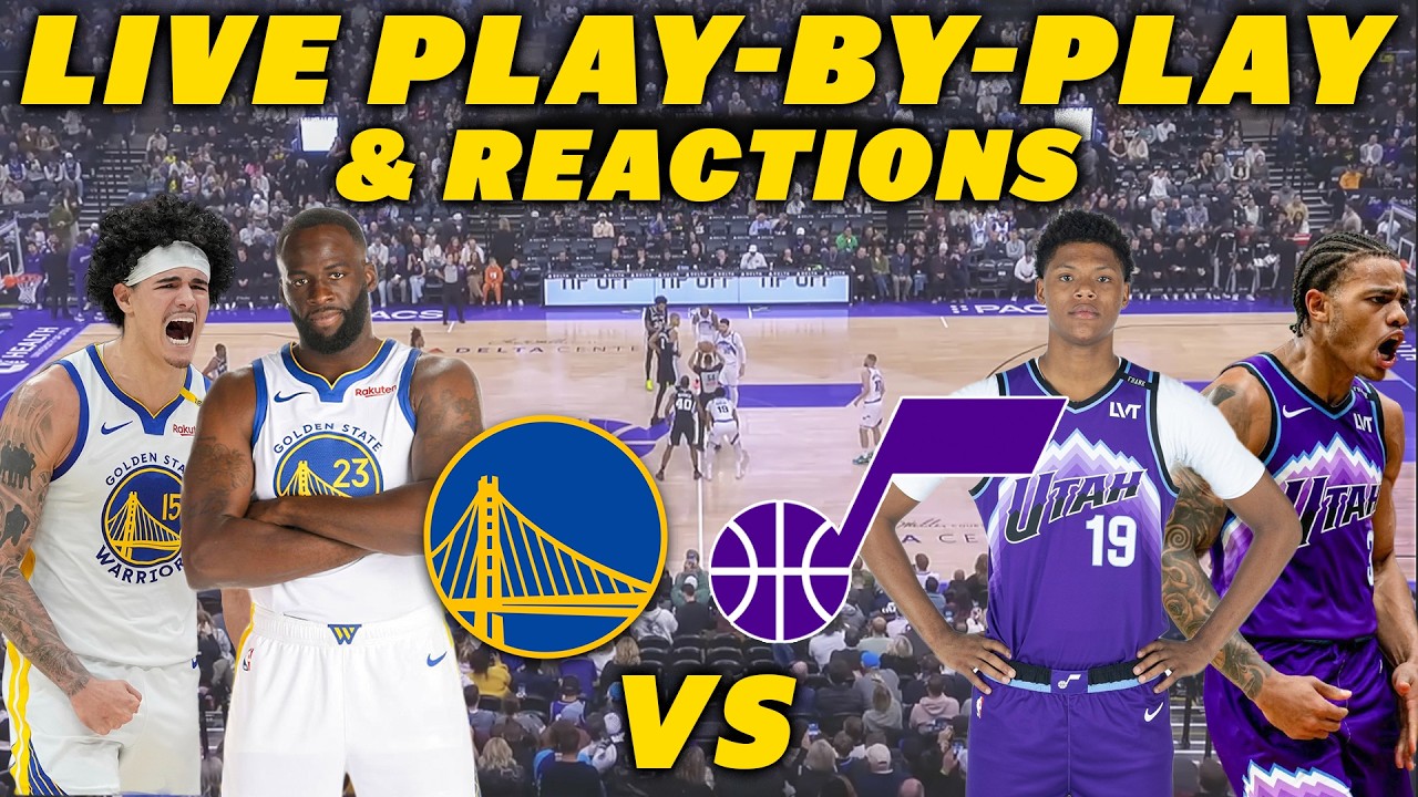 Golden State Warriors vs Utah Jazz | Live Play-By-Play & Reactions