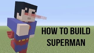 Minecraft | How to Build a Flying Superman Statue
