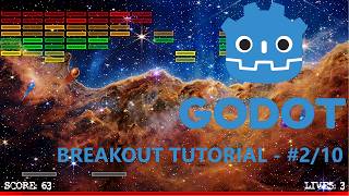Godot 4 Beginner Tutorial - Breakout #2/10 - Ball, Paddle