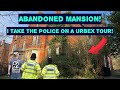 Exploring an abandoned mansion then someone calls the police but then i take the police on a tour
