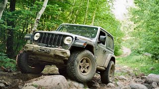 HOW TO FIND 4x4 TRAILS?! Exploring the Forest | Jeep Wrangler JL Rubicon 2 door OFF-ROAD