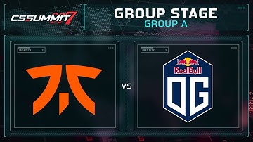 Fnatic vs OG (Train) - cs_summit 7: Group Stage - Game 1