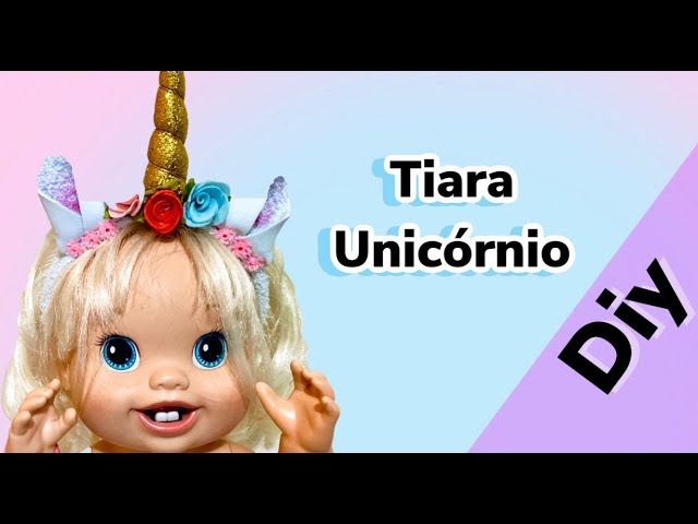 Roupa Boneca Baby Alive - Vestido Unicornio - Laço De Fita