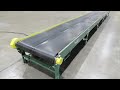 32x 24 slider bed conveyor 30 belt 230460v chain drive 20 fpm sku 270661